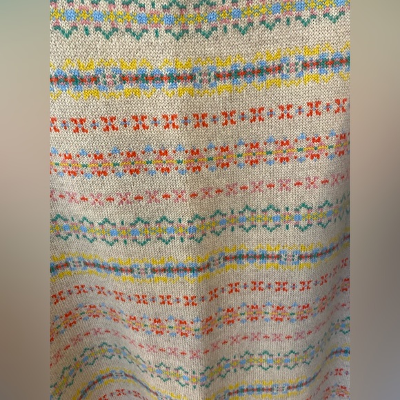 Boden Fair Isle Cashmere Sweater Dress - Picture 4 of 5